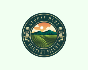 Agriculture Farm Field logo design