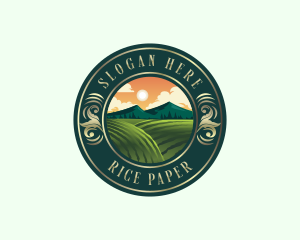 Agriculture Farm Field logo design