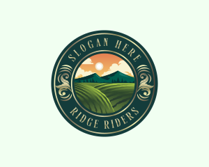 Agriculture Farm Field logo design