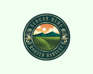 Agriculture Farm Field logo design