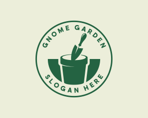 Gardening Plant Trowel logo design