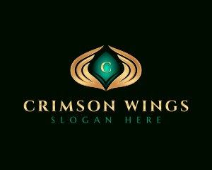 Elegant Premium Wings logo design