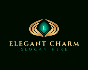 Elegant Premium Wings logo design