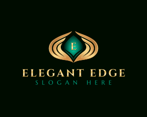 Elegant Premium Wings logo design