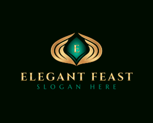 Elegant Premium Wings logo design