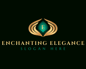 Elegant Premium Wings logo design