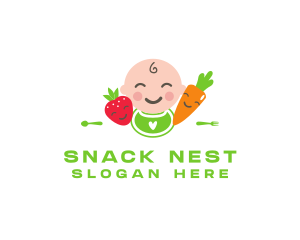 Vegetable Baby Food  logo design