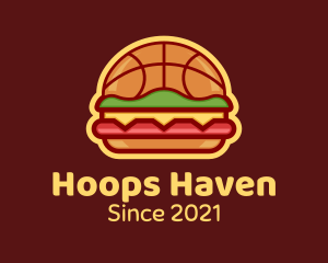 Basketball Burger Restaurant logo