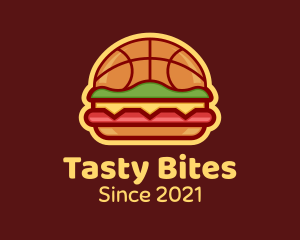 Basketball Burger Restaurant logo design