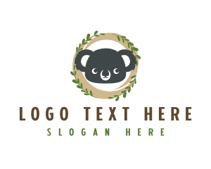 Cute Koala Bear logo