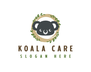 Cute Koala Bear logo design