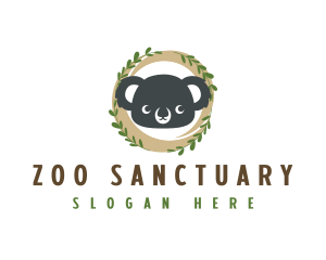 Cute Koala Bear logo design