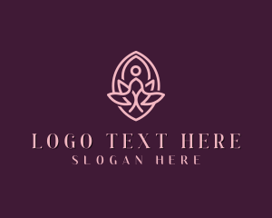 Meditation Yoga Lotus logo