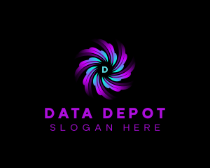 Tech Data Motion logo design