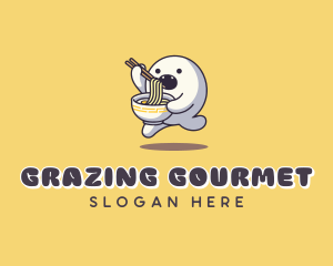 Monster Ramen Dining logo design