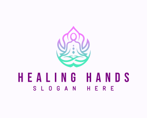 Holistic Healing Yoga logo design