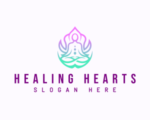 Holistic Healing Yoga logo design