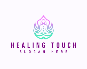 Holistic Healing Yoga logo design