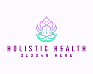 Holistic Healing Yoga logo design