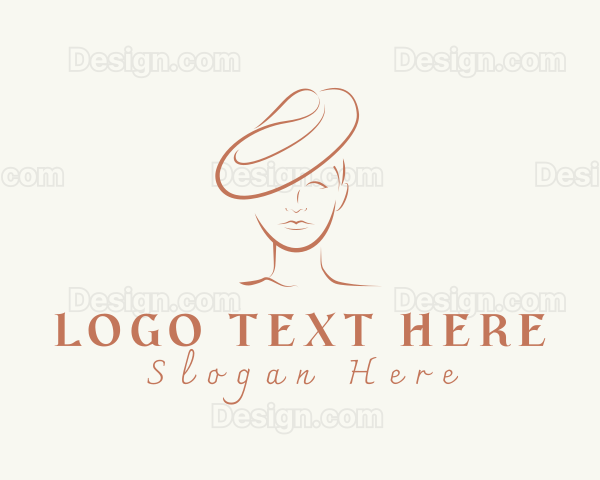 Fashion Hat Lady Logo