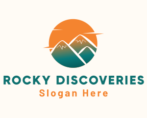 Sunset Peak Mountain logo