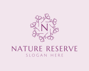 Flower Petal Garden logo design