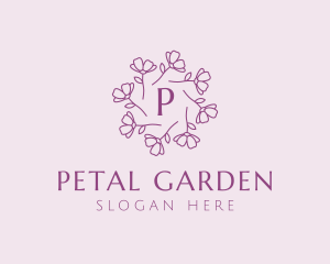 Flower Petal Garden logo design