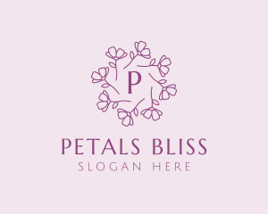 Flower Petal Garden logo design