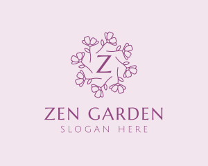 Flower Petal Garden logo design