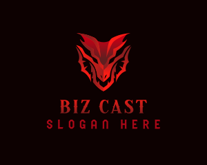  Gaming Dragon Beast Logo