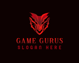  Gaming Dragon Beast Logo