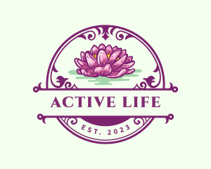 Beauty Lotus Flower Logo