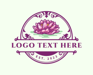 Beauty Lotus Flower Logo