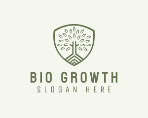 Eco Forest Shield logo design