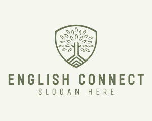 Eco Forest Shield logo design