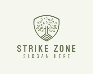 Eco Forest Shield logo design