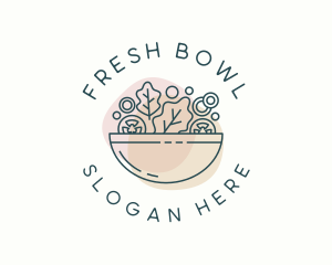 Salad Bowl Restaurant logo design