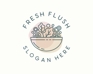 Salad Bowl Restaurant logo design