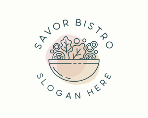 Salad Bowl Restaurant logo design