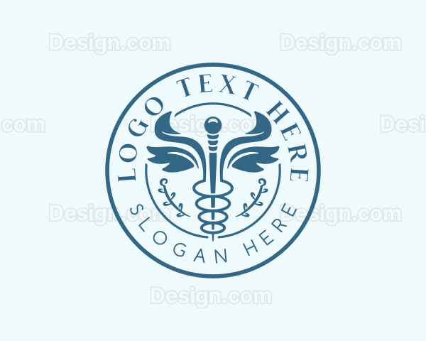 Pharmaceutical Healthcare Caduceus Logo