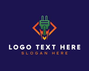 Electric Plug Charging logo