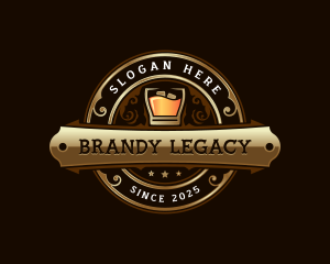 Whiskey Shot Glass Liquor logo