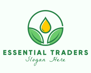 Herbal Oil Extract logo design