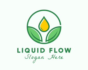 Herbal Oil Extract logo design