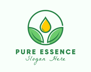 Herbal Oil Extract logo design