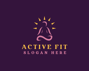 Sunrise Fitness Yoga  logo design