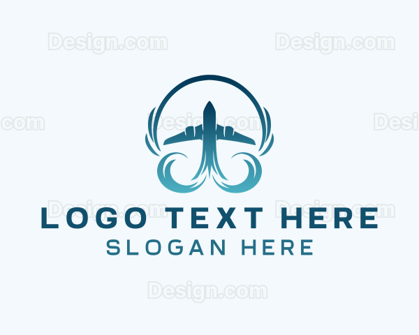 Pilot Airplane Travel Logo