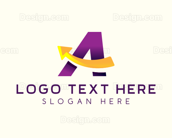 Marketing Business Letter A Logo