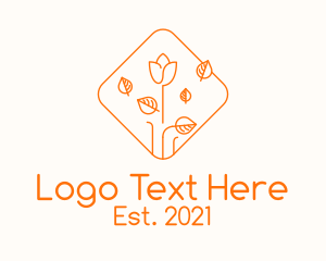 Orange Flower Stall  logo