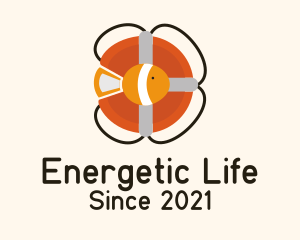 Life Buoy Fish logo design